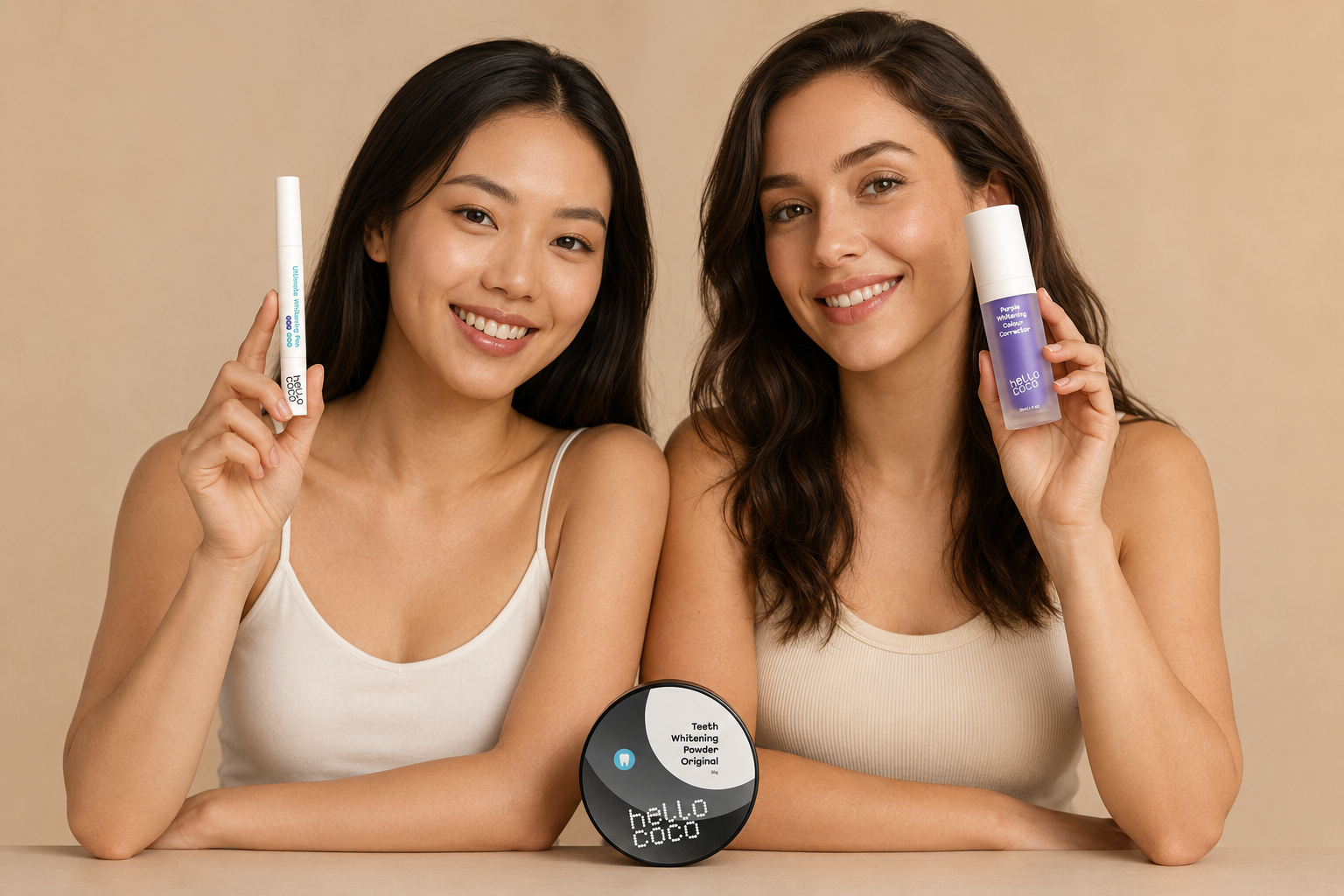 Bieliace produkty hello coco